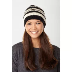 Alternative view of Women's SIJJL Striped Wool Beanie