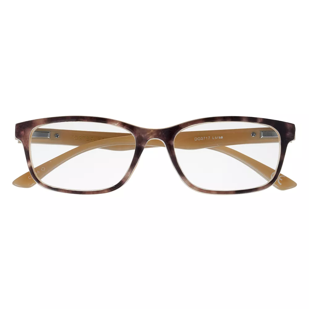 Women's Modera By Foster Grant Larsa Tortoise Rectangle Reading Glasses 2 Women's Modera By Foster Grant Larsa Tortoise Rectangle Reading Glasses - Image 2