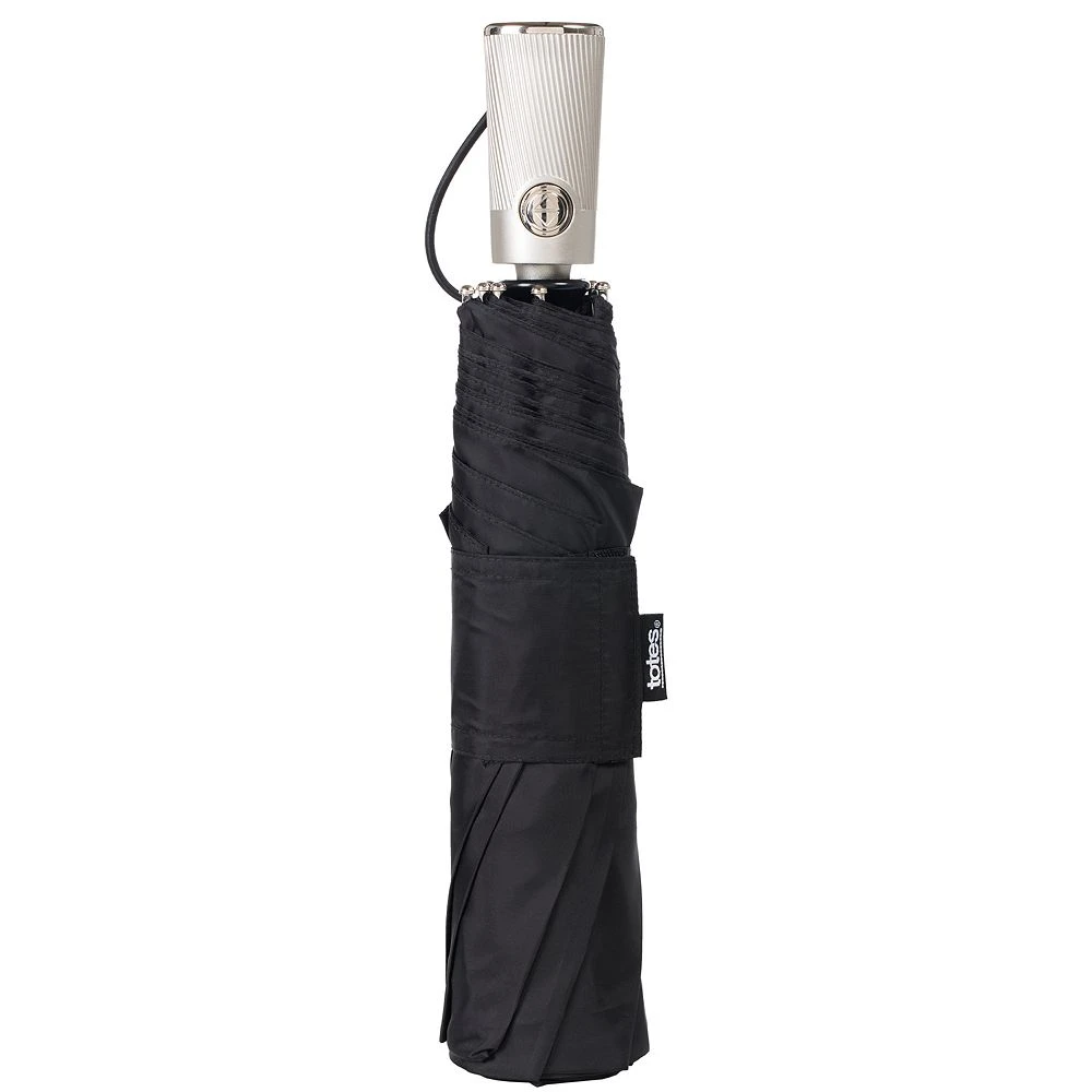 Totes Water Resistant Auto Open & Close Vented Folding Umbrella 2 Totes Water Resistant Auto Open & Close Vented Folding Umbrella - Image 2