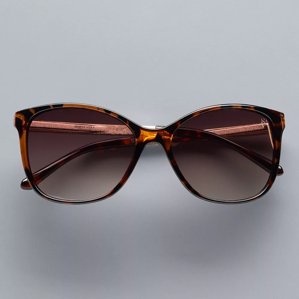 Simply Vera Vera Wang Delrio Midsize Wayfarer Sunglasses 3 Simply Vera Vera Wang Delrio Midsize Wayfarer Sunglasses - Image 3