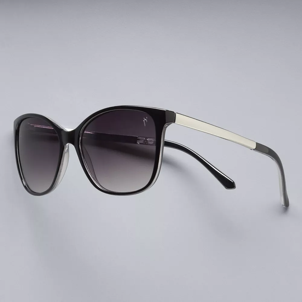 Simply Vera Vera Wang Delrio Midsize Wayfarer Sunglasses 1 Simply Vera Vera Wang Delrio Midsize Wayfarer Sunglasses
