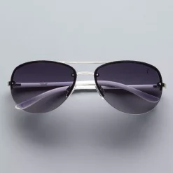 Simply Vera Vera Wang Marnie Rimless Aviator Sunglasses 5 Simply Vera Vera Wang Marnie Rimless Aviator Sunglasses -SHED RAIN Sales Store 3756914 ALT3
