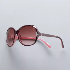 Women's Simply Vera Vera Wang 69mm Desert Large Square Sunglasses