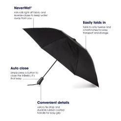 Totes Compact Water Resistant InBrella Auto Open & Close Umbrella -SHED RAIN Sales Store 4012157 ALT4