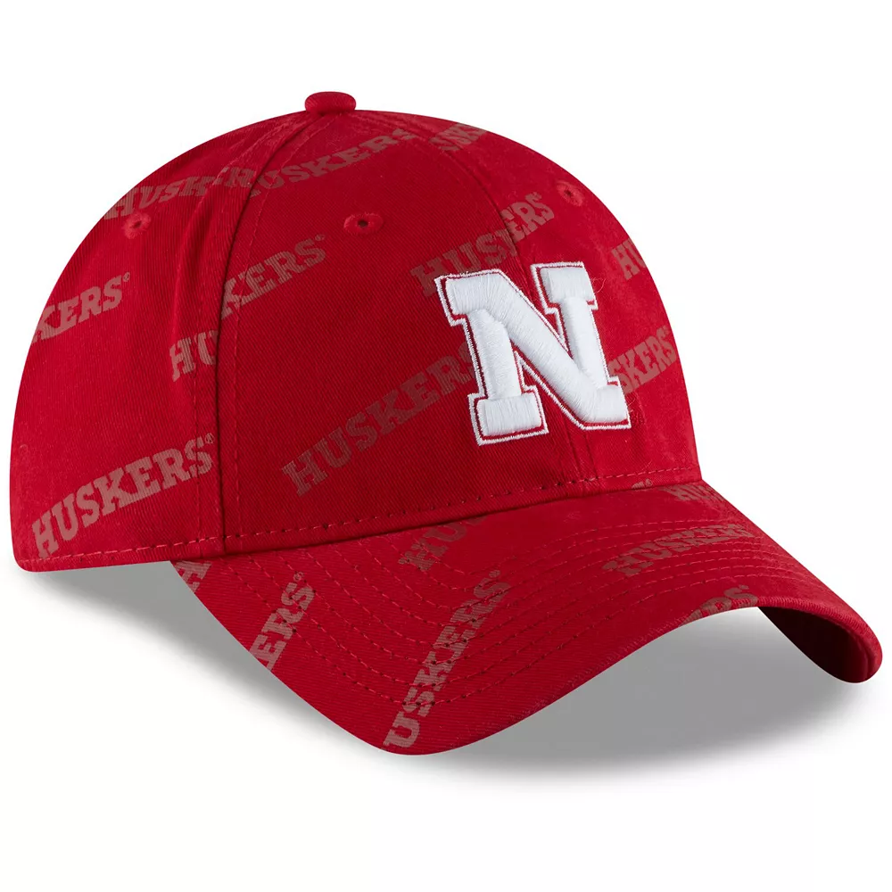 Women's New Era Scarlet Nebraska Huskers Worded 9TWENTY Adjustable Hat 4 Women's New Era Scarlet Nebraska Huskers Worded 9TWENTY Adjustable Hat - Image 4