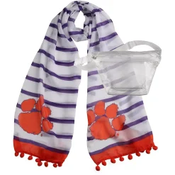 Clemson Tigers Fanny Pack Scarf Set