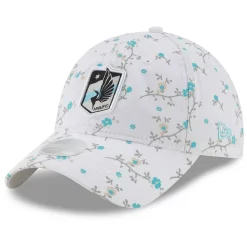 Women's New Era White Minnesota United FC Blossom 9TWENTY Adjustable Hat
