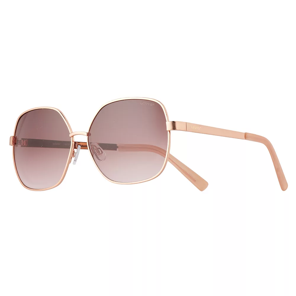 Women's Levi's® 62mm Metal Square Sunglasses 1 Women's Levi's® 62mm Metal Square Sunglasses