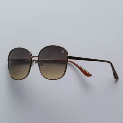 Women's Simply Vera Vera Wang 60mm Cleo Gradient Square Sunglasses