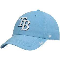 Unbranded Women's '47 Light Blue Tampa Bay Rays Team Miata Clean Up Adjustable Hat