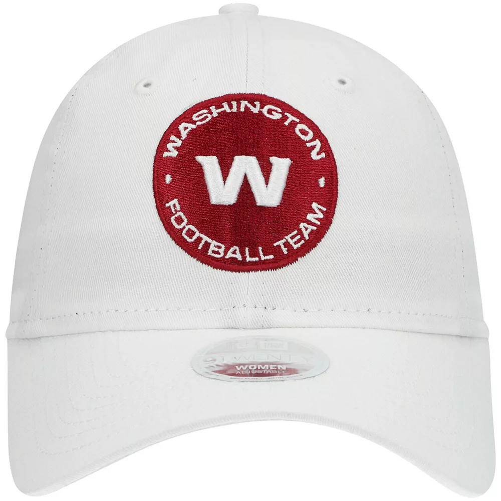 Women's New Era White Washington Football Team Alternate Logo Vital 9TWENTY Adjustable Hat 3 Women's New Era White Washington Football Team Alternate Logo Vital 9TWENTY Adjustable Hat - Image 3