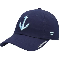 Women's Fanatics Branded Deep Sea Blue Seattle Kraken Secondary Logo Adjustable Hat