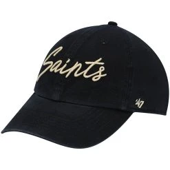 Alternative view of Women's '47 Black New Orleans Saints Vocal Clean Up Adjustable Hat
