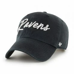 Alternative view of Women's '47 Black Baltimore Ravens Vocal Clean Up Adjustable Hat