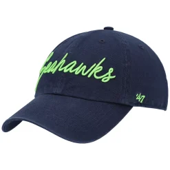 Alternative view of Women's '47 College Navy Seattle Seahawks Vocal Clean Up Adjustable Hat