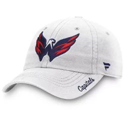 Men's Fanatics Branded White Washington Capitals Core Fundamental Adjustable Hat