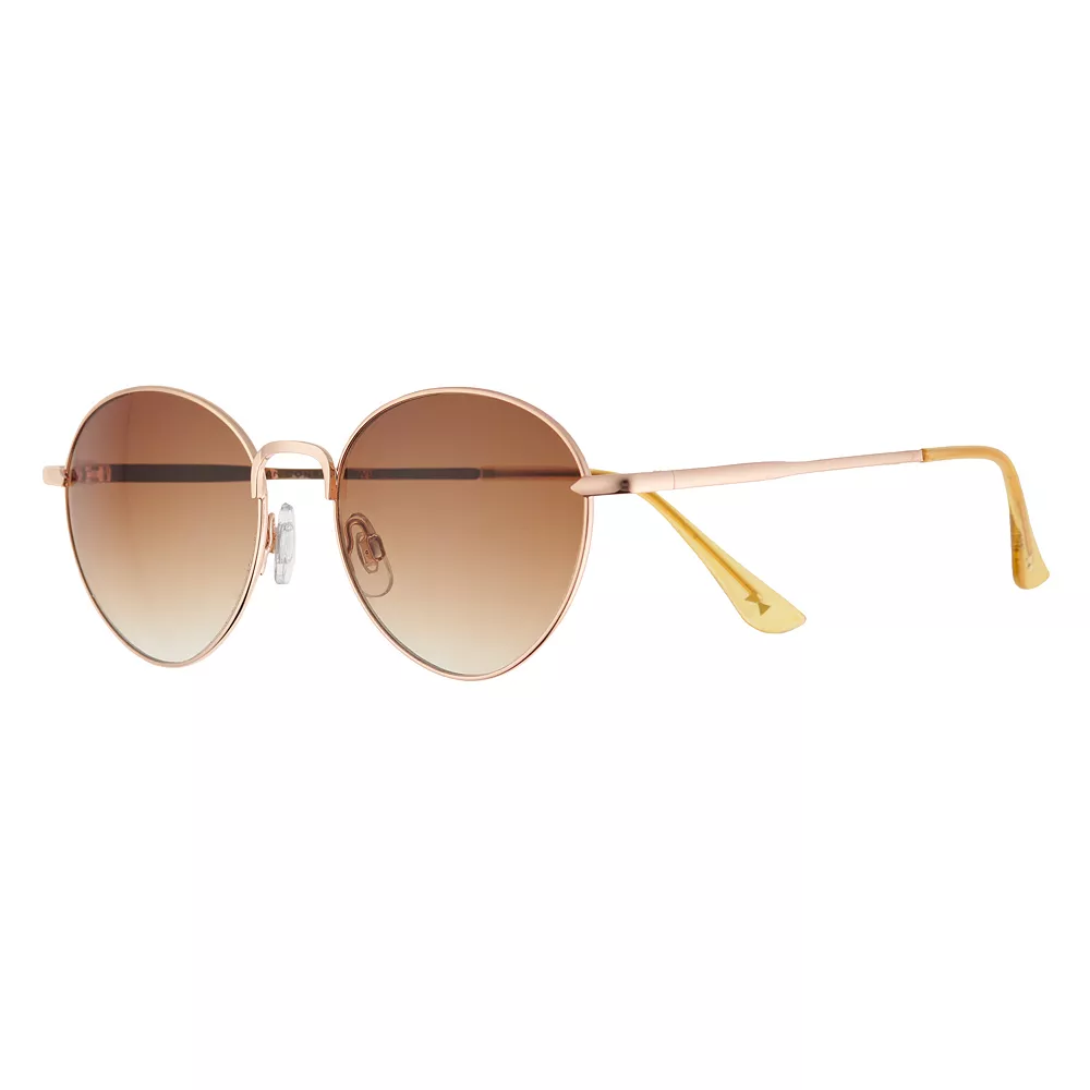 Women's LC Lauren Conrad 51mm Gold Tone Gradient Round Sunglasses 1 Women's LC Lauren Conrad 51mm Gold Tone Gradient Round Sunglasses