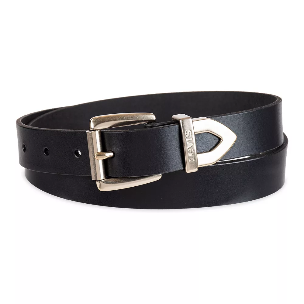 Women's & Plus Levi's® Western Metal Tip End Leather Belt 2 Women's & Plus Levi's® Western Metal Tip End Leather Belt - Image 2