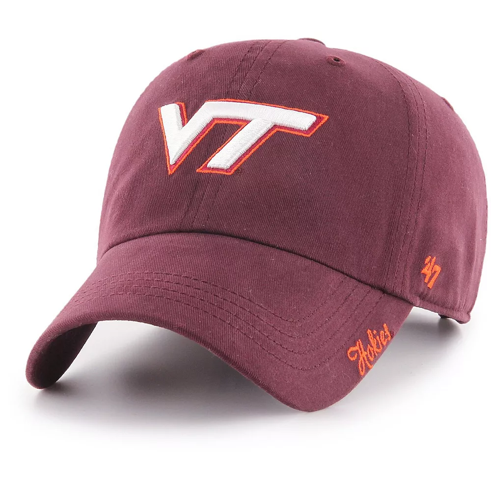 Unbranded Women's '47 Maroon Virginia Tech Hokies Miata Clean Up Logo Adjustable Hat 2 Unbranded Women's '47 Maroon Virginia Tech Hokies Miata Clean Up Logo Adjustable Hat - Image 2