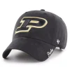 Unbranded Women's '47 Black Purdue Boilermakers Miata Clean Up Logo Adjustable Hat