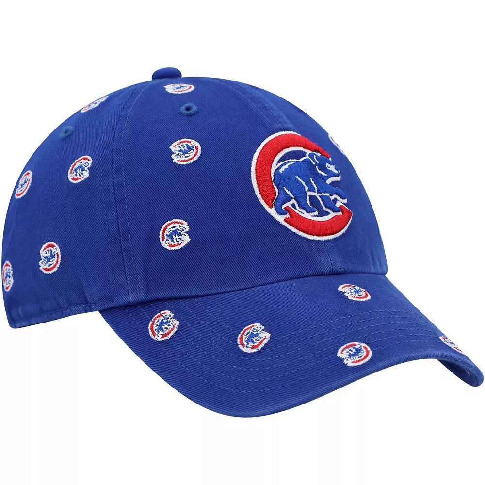 Men's '47 Royal Chicago Cubs Confetti Clean Up Adjustable Hat 3 Men's '47 Royal Chicago Cubs Confetti Clean Up Adjustable Hat - Image 3