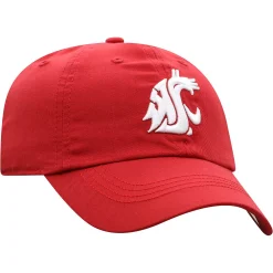 Women's Top Of The World Cardinal Washington State Cougars Staple Adjustable Hat -SHED RAIN Sales Store 5378437 ALT3