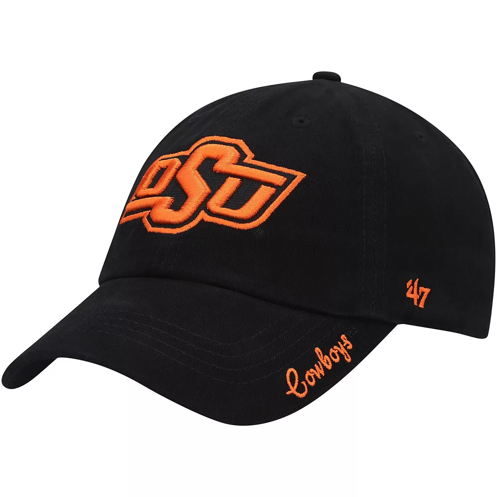 Women's '47 Black Oklahoma State Cowboys Miata Clean Up Logo Adjustable Hat 2 Women's '47 Black Oklahoma State Cowboys Miata Clean Up Logo Adjustable Hat - Image 2