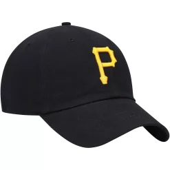 Unbranded Women's '47 Black Pittsburgh Pirates Team Miata Clean Up Adjustable Hat -SHED RAIN Sales Store 5387956 ALT3