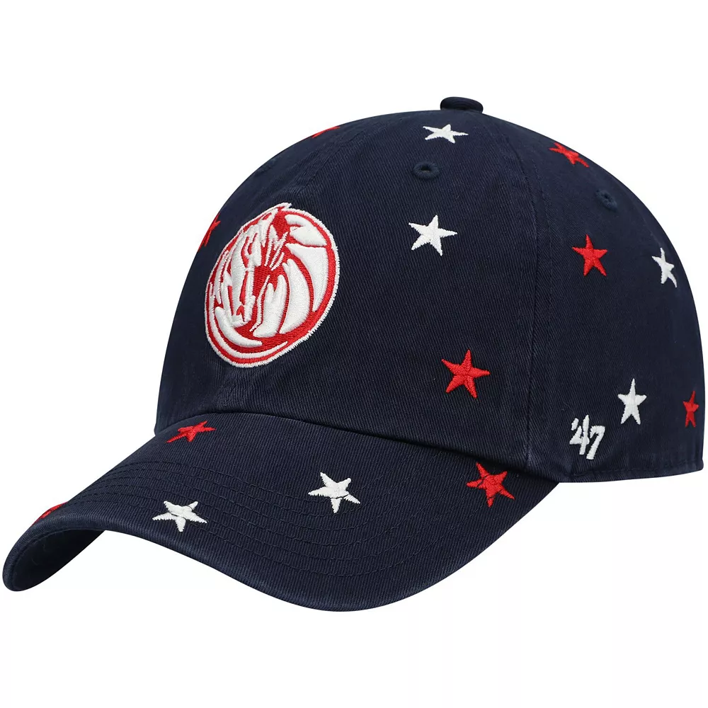 Men's '47 Navy Dallas Mavericks Confetti Cleanup Adjustable Hat 2 Men's '47 Navy Dallas Mavericks Confetti Cleanup Adjustable Hat - Image 2