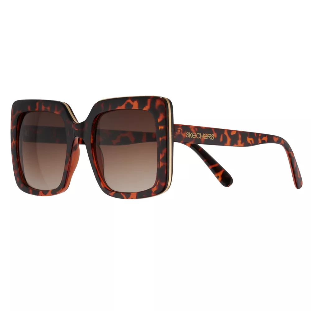 Skechers® Women's 55mm Oversized Thick Square Sunglasses 1 Skechers® Women's 55mm Oversized Thick Square Sunglasses