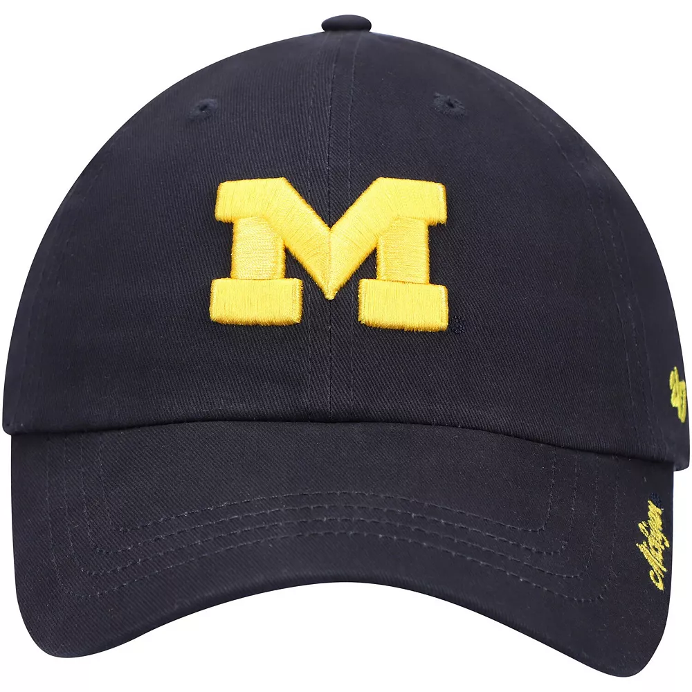 Unbranded Women's '47 Navy Michigan Wolverines Miata Clean Up Logo Adjustable Hat 3 Unbranded Women's '47 Navy Michigan Wolverines Miata Clean Up Logo Adjustable Hat - Image 3