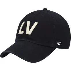 Alternative view of Women's '47 Black Las Vegas Raiders Finley Clean Up Adjustable Hat