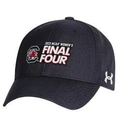 Alternative view of Women's Under Armour Black South Carolina Gamecocks 2022 NCAA Women's Basketball Tournament March Madness Final Four Regional Champions Locker Room Adjustable Hat