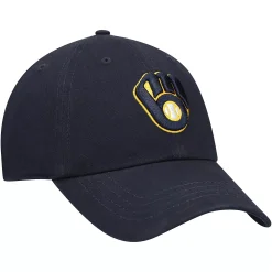 Unbranded Women's '47 Navy Milwaukee Brewers Team Miata Clean Up Adjustable Hat -SHED RAIN Sales Store 5769836 ALT3