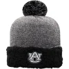 Women's Top Of The World Black Auburn Tigers Snug Cuffed Knit Hat With Pom