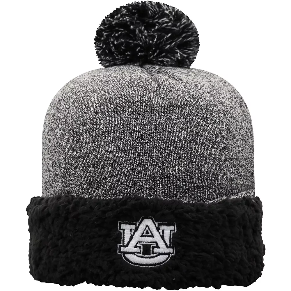 Women's Top Of The World Black Auburn Tigers Snug Cuffed Knit Hat With Pom 2 Women's Top Of The World Black Auburn Tigers Snug Cuffed Knit Hat With Pom - Image 2