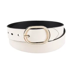 Women's LC Lauren Conrad Center Bar Reversible Buckle Belt In Regular & Plus