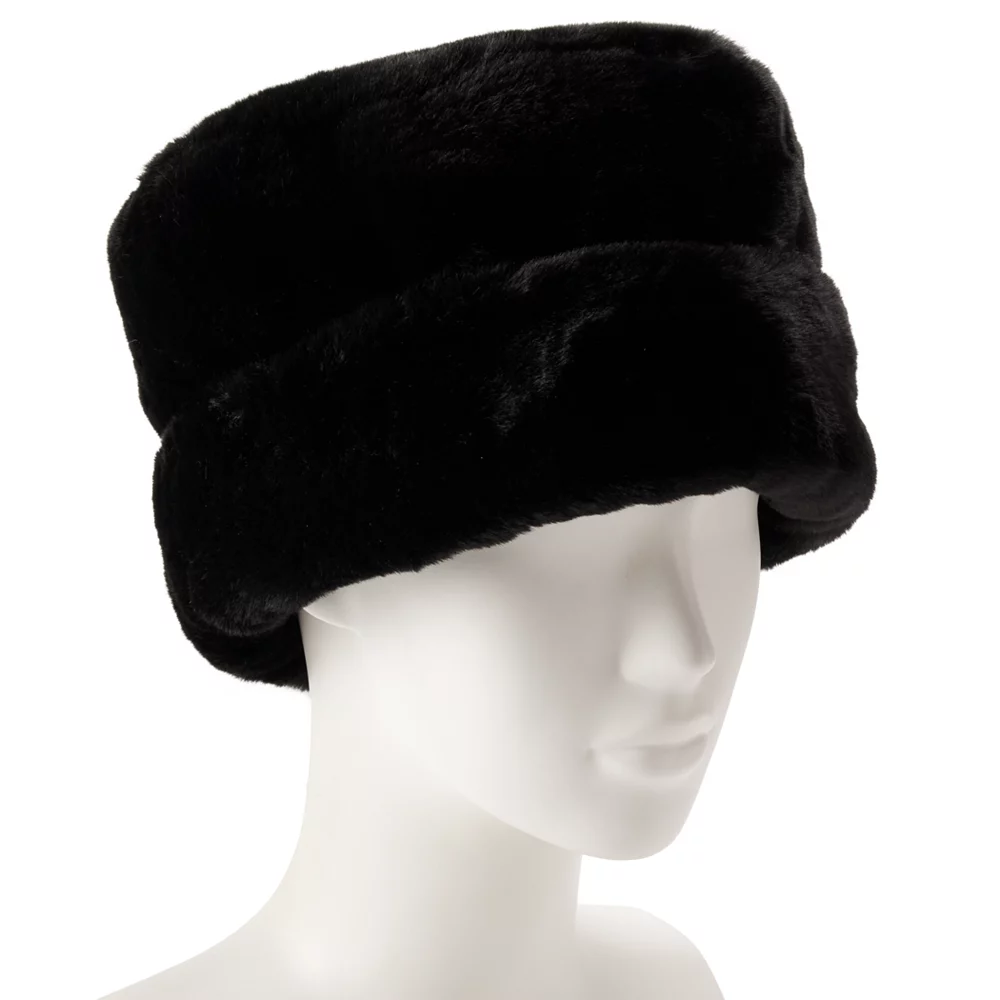 Women's Nine West Faux Fur Cuffed Cloche Hat 2 Women's Nine West Faux Fur Cuffed Cloche Hat - Image 2