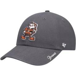 Alternative view of Women's '47 Charcoal Cleveland Browns Miata Clean Up Legacy Adjustable Hat