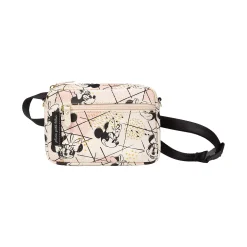 Petunia Pickle Bottom Adventurer Belt Bag In Shimmery Minnie Mouse