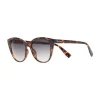 Women's Nine West 52mm Cat Eye Tortoiseshell Gradient Sunglasses