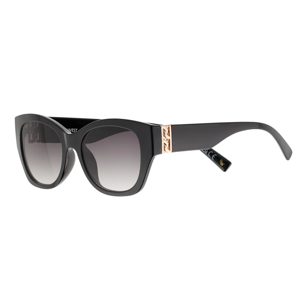 Women's Nine West 52mm Chain Link Accent Rectangular Cat Eye Gradient Sunglasses 1 Women's Nine West 52mm Chain Link Accent Rectangular Cat Eye Gradient Sunglasses