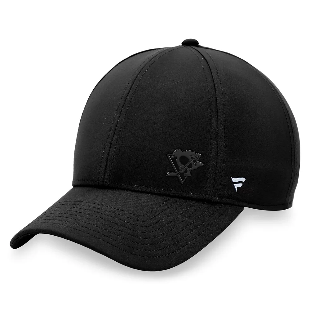 Women's Fanatics Branded Black Pittsburgh Penguins Authentic Pro Road Structured Adjustable Hat 2 Women's Fanatics Branded Black Pittsburgh Penguins Authentic Pro Road Structured Adjustable Hat - Image 2