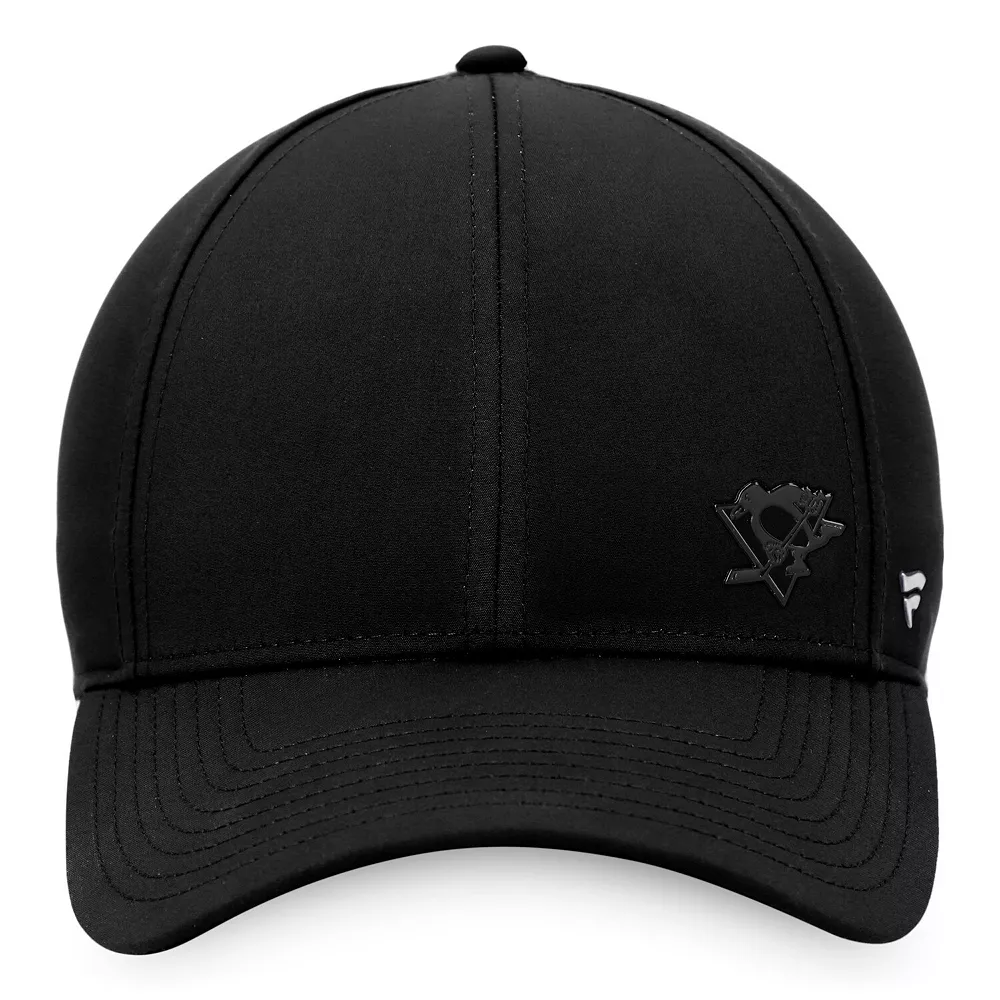 Women's Fanatics Branded Black Pittsburgh Penguins Authentic Pro Road Structured Adjustable Hat 3 Women's Fanatics Branded Black Pittsburgh Penguins Authentic Pro Road Structured Adjustable Hat - Image 3