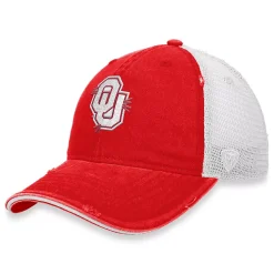 Women's Top Of The World Crimson/White Oklahoma Sooners Radiant Trucker Snapback Hat