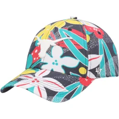 Women's '47 Charcoal Texas Longhorns Plumeria Clean Up Adjustable Hat