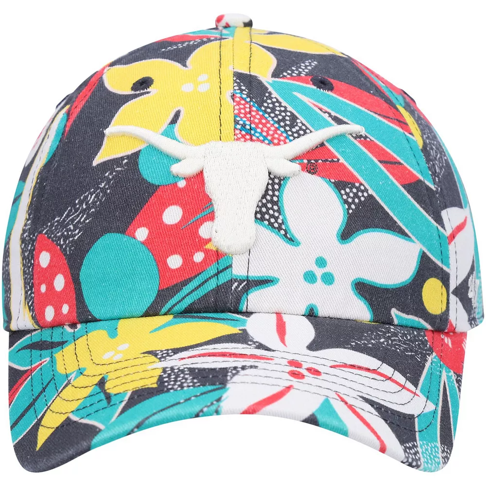 Women's '47 Charcoal Texas Longhorns Plumeria Clean Up Adjustable Hat 3 Women's '47 Charcoal Texas Longhorns Plumeria Clean Up Adjustable Hat - Image 3