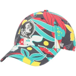 Alternative view of Women's '47 Charcoal Florida State Seminoles Plumeria Clean Up Adjustable Hat