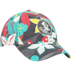 Women's '47 Charcoal Florida State Seminoles Plumeria Clean Up Adjustable Hat -SHED RAIN Sales Store 6159081 ALT3