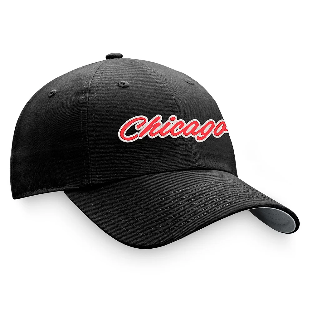 Women's Fanatics Branded Black Chicago Blackhawks Breakaway Adjustable Hat 4 Women's Fanatics Branded Black Chicago Blackhawks Breakaway Adjustable Hat - Image 4